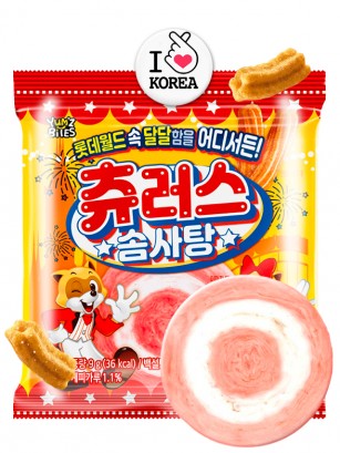 Algodón de Azúcar Coreano Sabor Churros 9 grs.