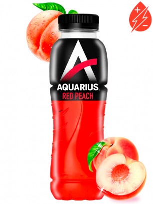 Bebida Rehidratante Isotónica de Melocotón Rojo | Aquarius 330 ml.