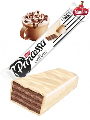 Barrita Princessa Nestle Chocolate Blanco con Café Latte 40 grs