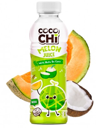 Bebida Coco Chi Zumo de Melón con Nata de Coco 450 ml.