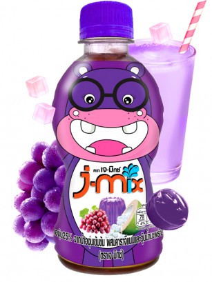 Bebida J-mix Jelly de Uva con Toppings 270 ml.