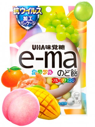 Caramelos UHA Japoneses Multifrutas | Cambia de Sabores 50 grs.