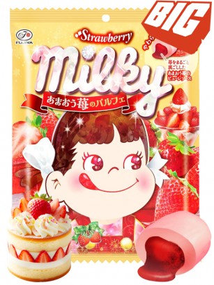 Caramelos Blandos Milky de Postre de Fresas Amaou | Peko Chan 67g.