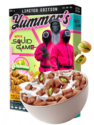 Almohadillas de Cereales de Crema de Pistacho | El Juego del Calamar 300 grs.