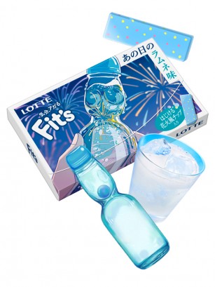 Chicles Fits de Ramune con Popping Candy | 12 Chicles