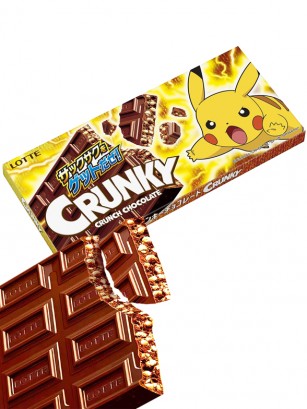 Chocolate Crunky con Toppings Puffs | Pokémon | 9 Diseños Aleatorios 45 grs.