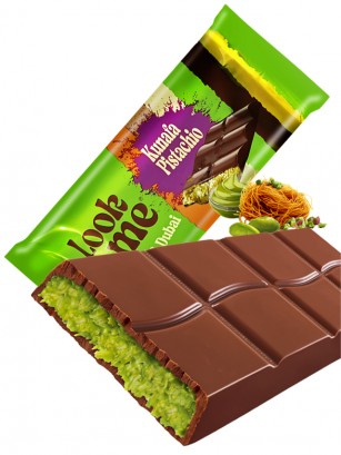 Chocolate Dubai de Kataifi y Pistacho | Look Me 51g.