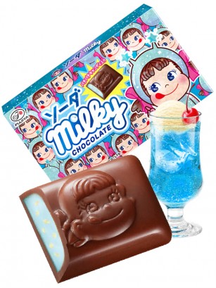 Bombones Milky de Chocolate y Ramune Peko Chan | Caja Holográfica 42 grs.