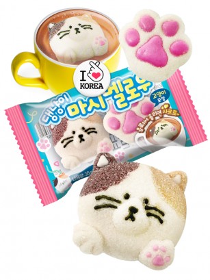 Chuche Marshmallow Coreana de Gatito para Café 30 grs.