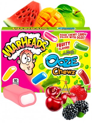 Chuches Ácidas | Warheads Ooze Chewz Sabor Frutas  99 grs.