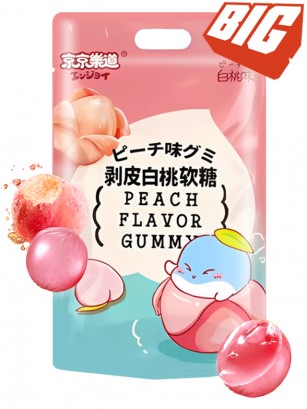 Chuches Mochi Jugosas de Melocotón Momo Rosado | Ideales para Refrescos 80 grs.