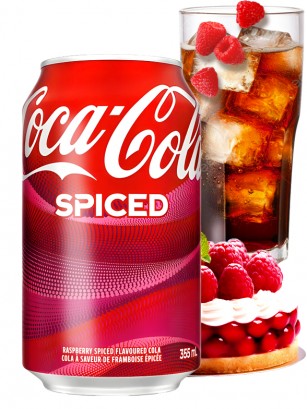 Coca Cola Spiced "Raspberry Cake" | 355 ml.