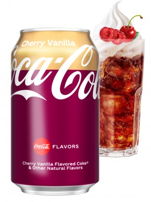 Coca Cola Cereza Vainilla | USA 355 ml.