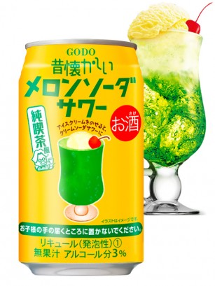 Cóctel Japonés de Soda de Melón | Godo-Shusei 350 ml.