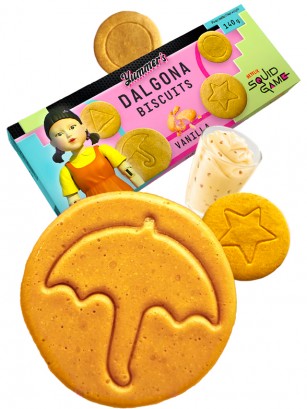 Galletas Dalgona de Vainilla | El Juego del Calamar Challenge 140g.