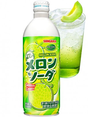 Soda de Melón Japonés | Edit. Botella de Aluminio | Sangaria 500ml.