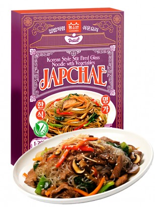 Fideos Frescos Japchae Coreanos | Instantáneos 320 grs.