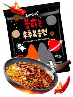 Fideos Ramen Coreano Salteado Hot Pepper 120 grs.