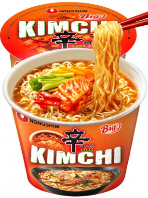 Fideos Ramen Coreanos con Kimchi | Big Bowl 112 grs.