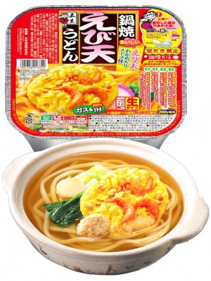 Fideos Udon Frescos Nabeyaki con Tempura 220 grs.