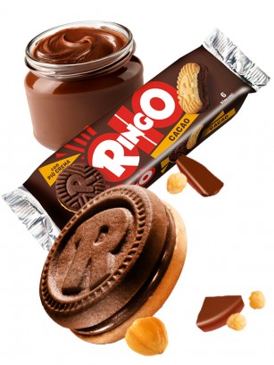 Cookies de Doble Chocolate estilo Nutella | 6 Unidades | Ringo 55 grs.