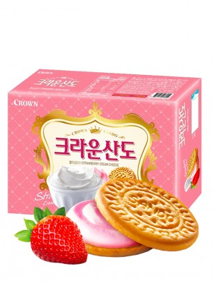Galletas Coreanas de Crema de Queso, Fresas y Vainilla  | Queen Recipe
