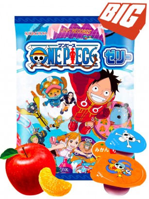 Gelatinas de Refrescos de Manzana y Mandarina | Edición One Piece Egghead Edition 176 grs.