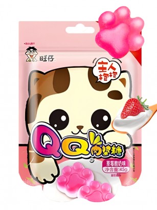 Chuches Patitas de Mascota sabor Yogur de Fresa 45g.