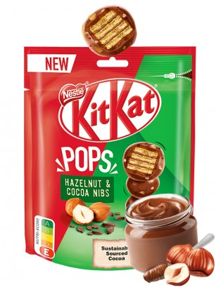 Kit Kat Pops de Avellanas y Semillas de Cacao 110 grs.