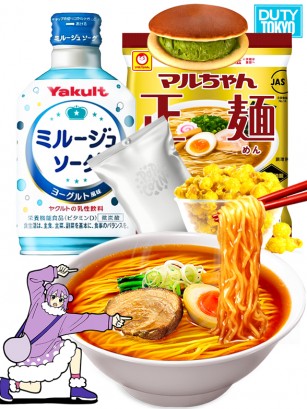 MENU Ramen Golden & Estilo Drink Calpis | Duty Tokyo Outlet