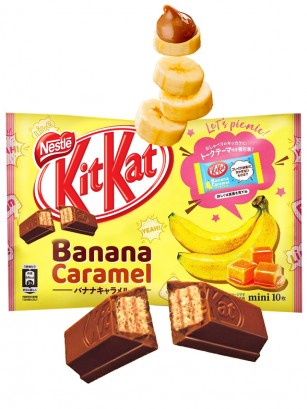 Mini Kit Kats de Banana y Caramelo | 10 Unidades