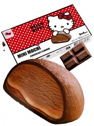 Mini Mochis de Chocolate | Hello Kitty | Tokimeki 80g.