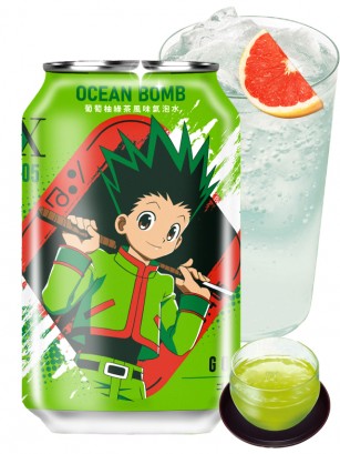 Refresco Clear Ocean Bomb Té Verde con Pomelo | Edición Hunter X Hunter | Gon 330 ml.