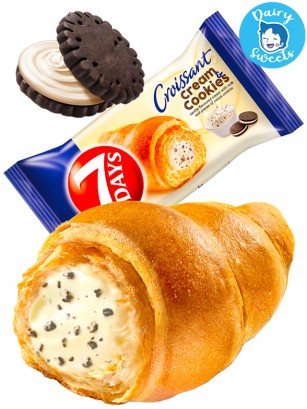 Cruasán de Crema de Cookies & Cream | Max | Dairy Sweets Mondelez 92 grs.