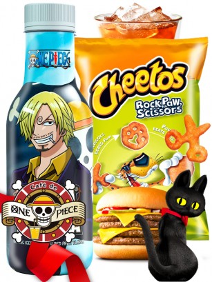 DUO PERFECTO Drink One Piece Sanji & Cheetos Burger | Oferta Black