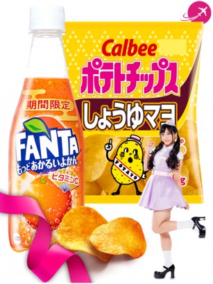 DUO PERFECTO x Chips Calbee X Fanta Iyokan | Travel to Japan