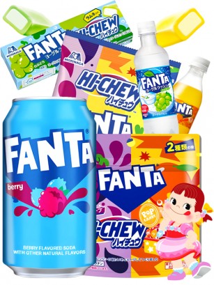 Caramelos Blandos Hi Chew Fanta y Bebida Pekochan PACK | Gift Selection