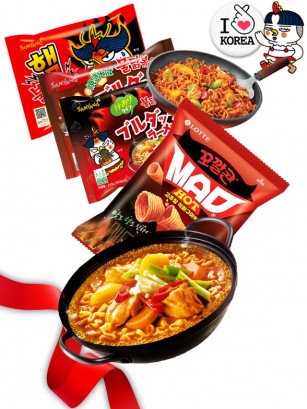 Ramen Japonés Buldak & Snack Gochujang | 3 Recetas | Outlet Selection