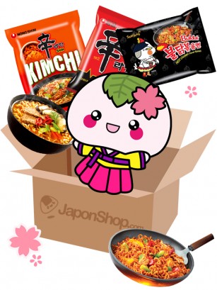 JAPONSHOP TREAT "Todo el Ramen COREANO que puedas Comer!" PackBox