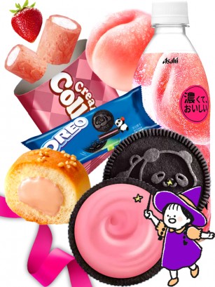 MERIENDA Momo Drink & Cookies Roll Fresa & Oreo Panda Fresa | Waiting x Halloween