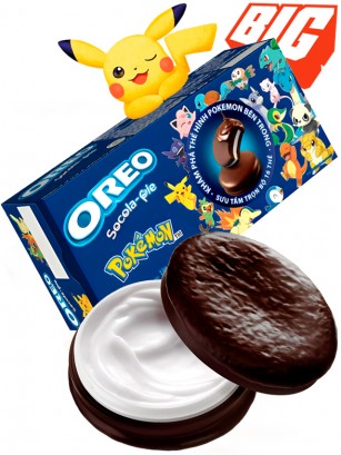 Pastelitos Oreo Bañados con Chocolate | Edi. Pokemon | Con Tarjeta Pokemon | BIG