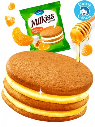 Pastelito Milkiss de Leche con Miel y Naranja | Dairy Sweets 42 grs.