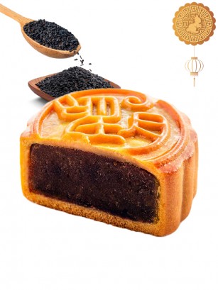 Pastel Moon Cake de Sésamo Negro 100 grs.