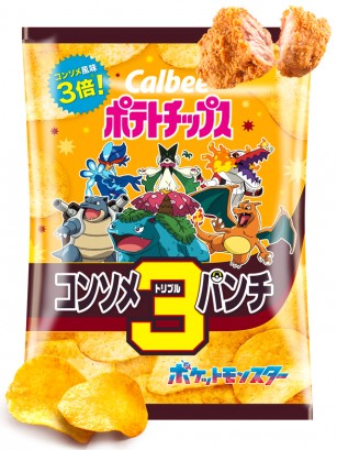 Patatas Calbee de Pollo | Pokemon Colabo. 55g.