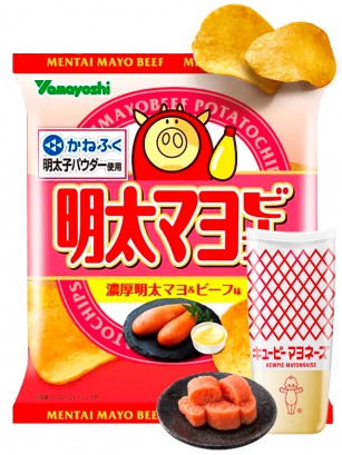 Patatas Chips Sabor Mayo & Mentaiko | Yamayoshi 47 grs.