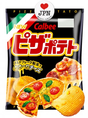 Patatas Calbee Pizza con Queso Fundido 60 grs. | Japan Recipe