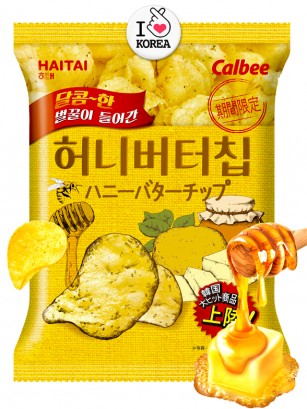 Patatas Chips Gourmet con Miel y Mantequilla | Calbee 100 grs.