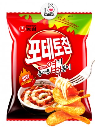 Patatas Chips Coreanas Toppoki | Colabo. Cadena Yeopddeok BIG 105 grs.