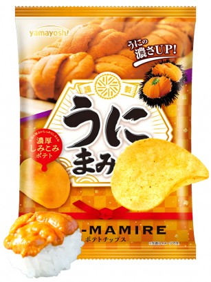 Patatas Chips Japonesas de Uni-Mamire | Erizo de Mar 45 grs.