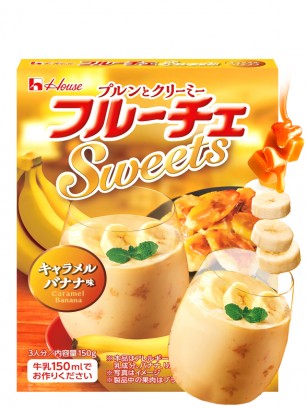 Postre Japonés Fruché Caramel Banana | House 150 grs.